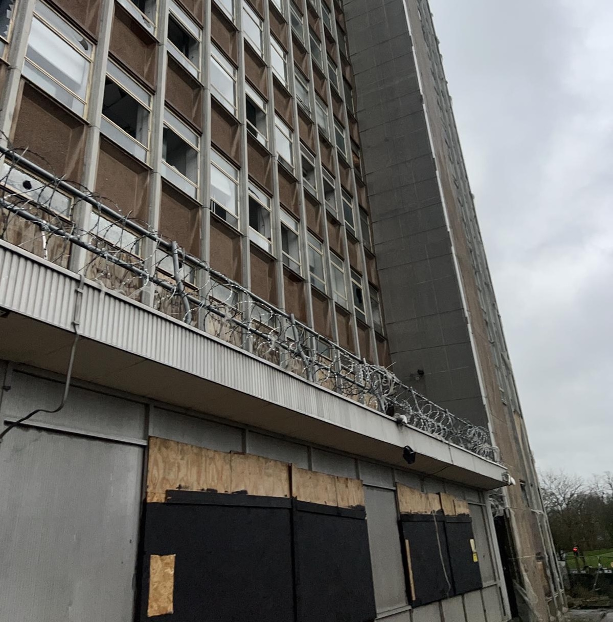 Vacant commercial building secured by Risk Secured — West Midlands